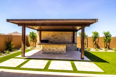 Wood Pergola Installation in Conroe, TX