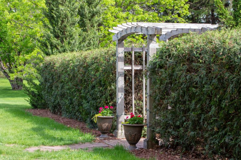 Arched Arbor Installation in Conroe, TX