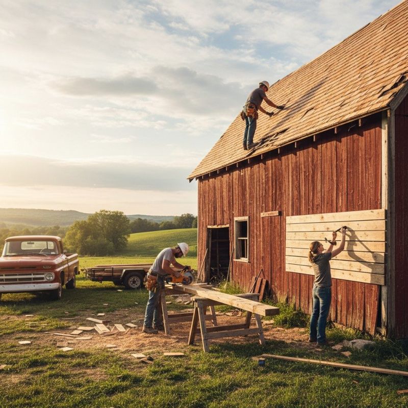 Barn Wall Repair in Olathe, KS