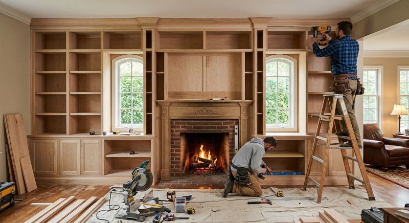 Bookcase Installation in Durham, NC