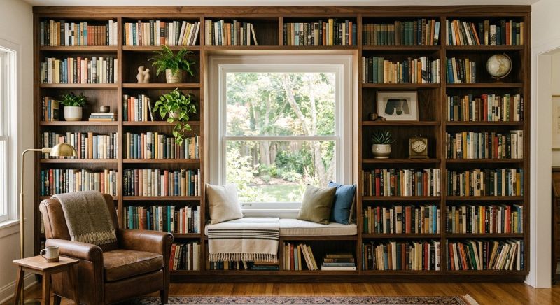 Bookshelves Installation in Woodbridge, VA