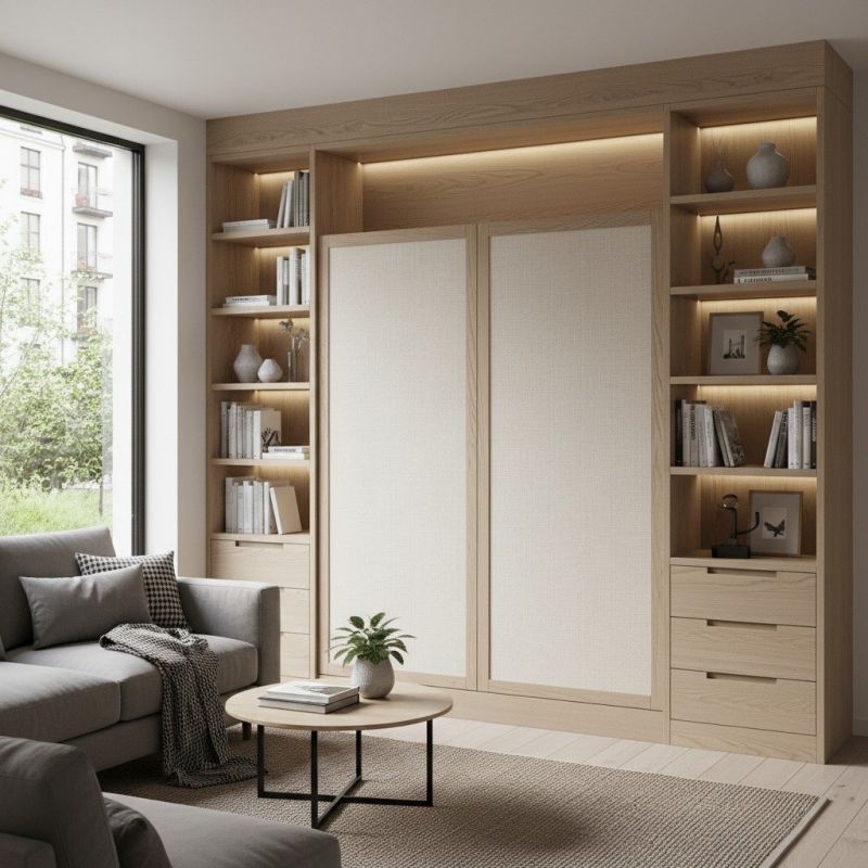 Custom Bookcase Installation in Raleigh, NC