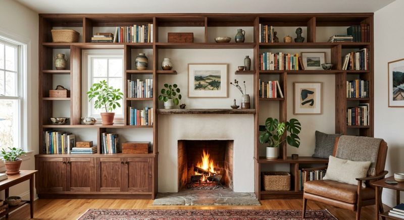 Custom Bookshelves Installation in Frederick, MD