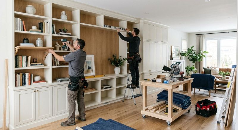 Custom Shelving Installation in Winston Salem, NC