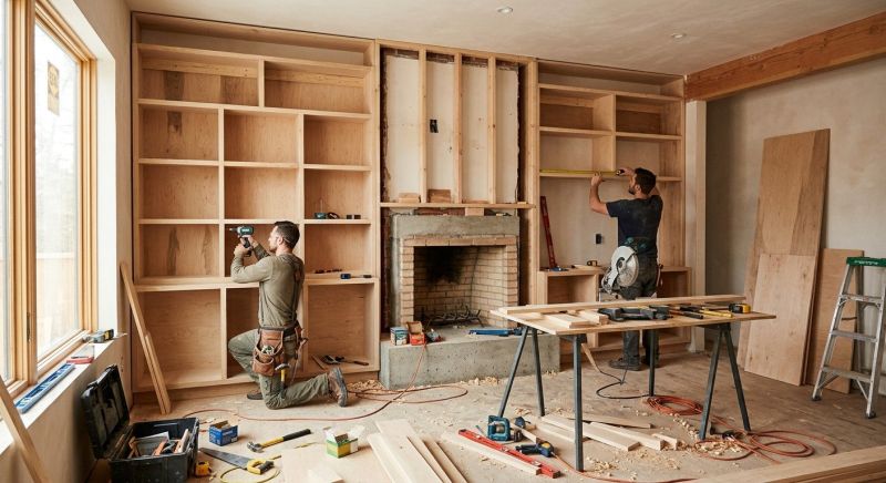 Fireplace Built Ins Installation in Winston Salem, NC