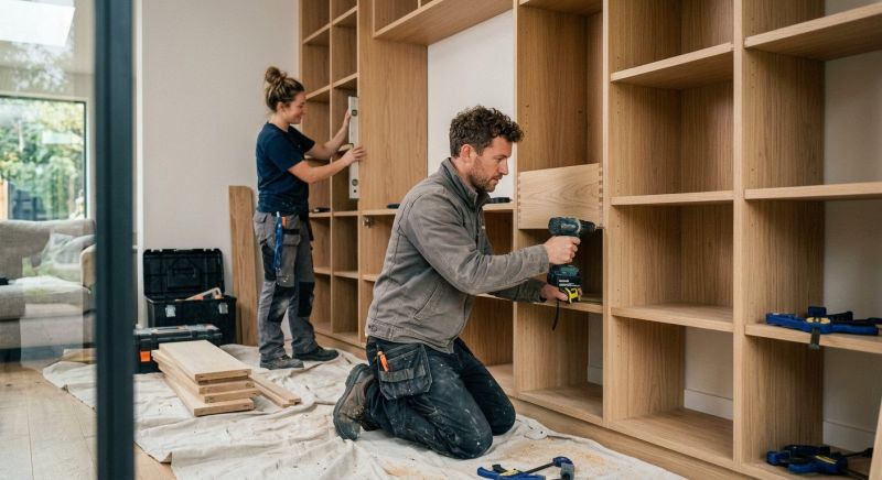 Mudroom Shelving Installation in Alexandria, VA