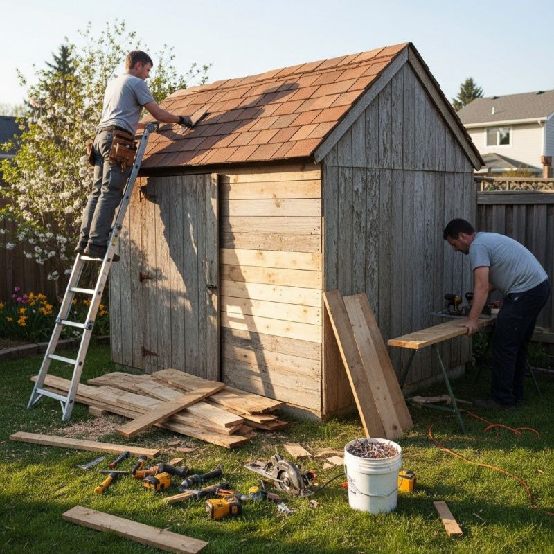 Storage Shed Repair in Alpharetta, GA