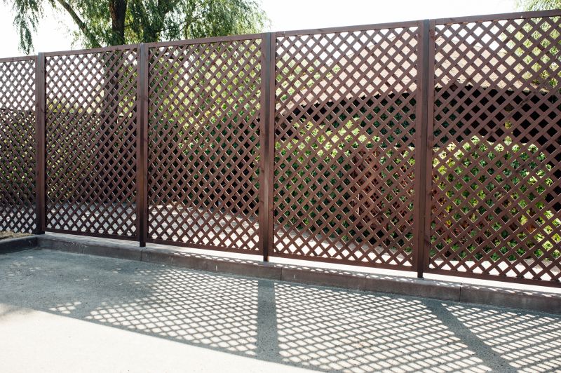 Wood Trellis Installation in Wilmington, NC